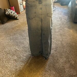 BDG Denim Maxi Skirt